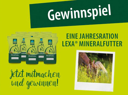 LEXA Mineralfutter Gewinnspiel 2020