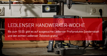 LEDLENSER Handwerkerwoche-Aktion