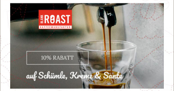 Rabatt-Aktion Tag des Kaffees Blankroast