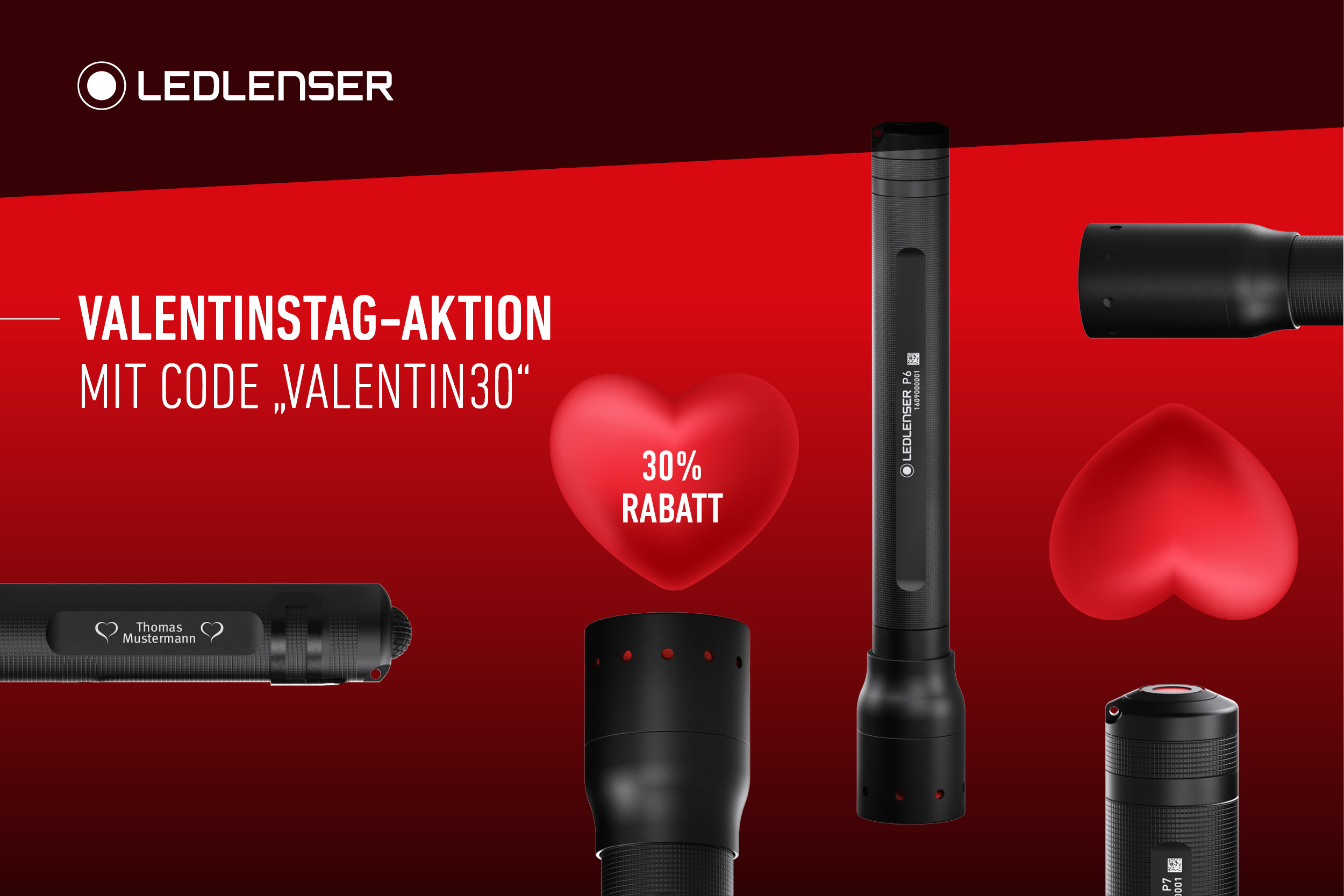 Valentinstagsaktion bei Ledlenser