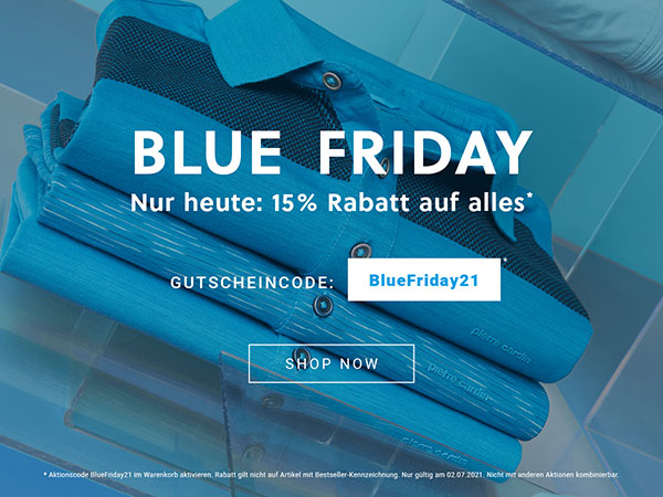 BlueFriday bei Pierre Cardin