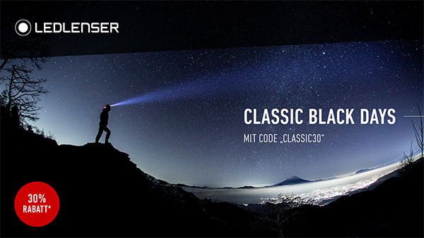 Classic-Black-Sale bei Ledlenser