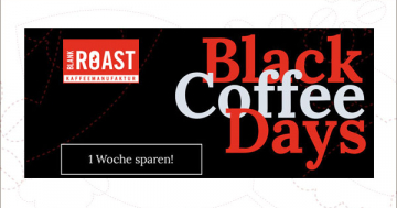 BlackCoffeeDays-Aktion bei Blankroast