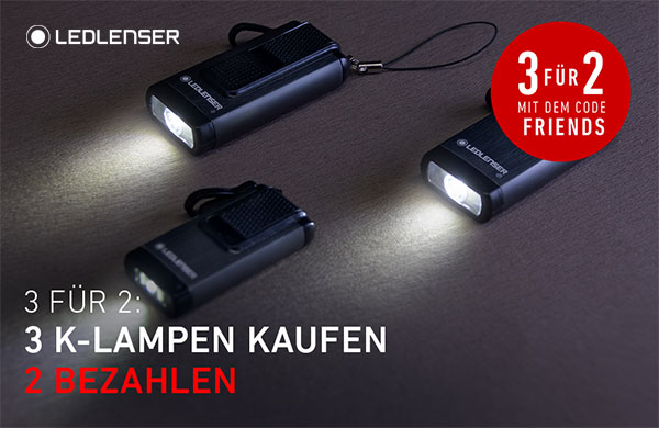 3 für 2 Aktion bei Ledlenser