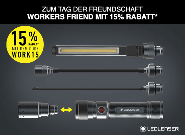 15% Rabatt-Aktion bei Ledlenser