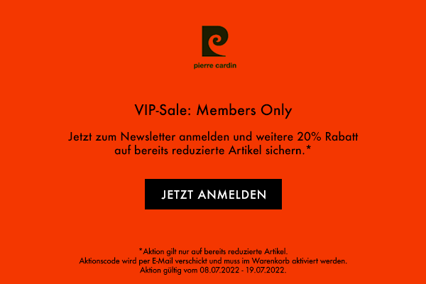 VIP-Sale bei Pierre Cardin