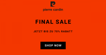 Final Sale bei Pierre Cardin