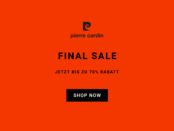 Final Sale bei Pierre Cardin