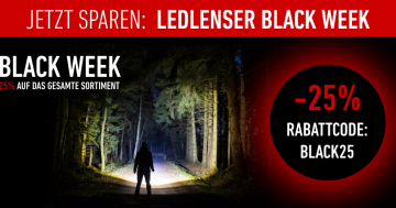 Black Week Rabatt bei Ledlenser