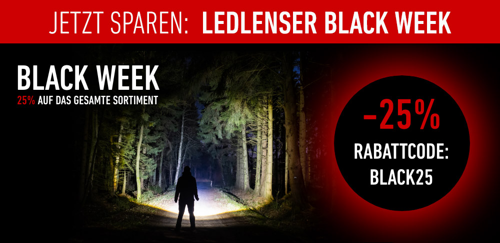 Black Week Rabatt bei Ledlenser