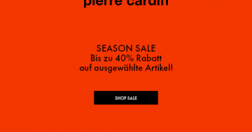 Season Sale bei Pierre Cardin