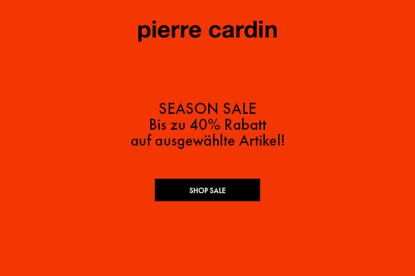 Season Sale bei Pierre Cardin