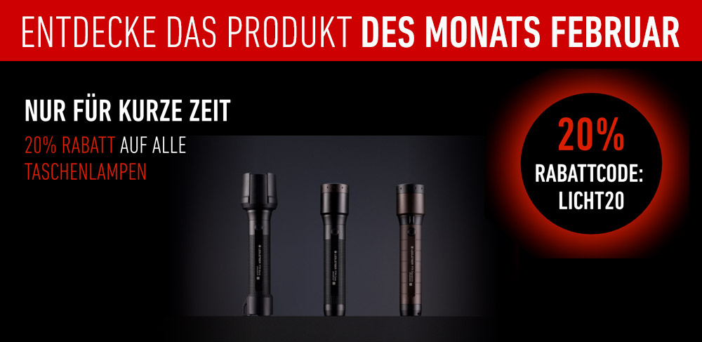 Rabatt-Aktion bei Ledlenser
