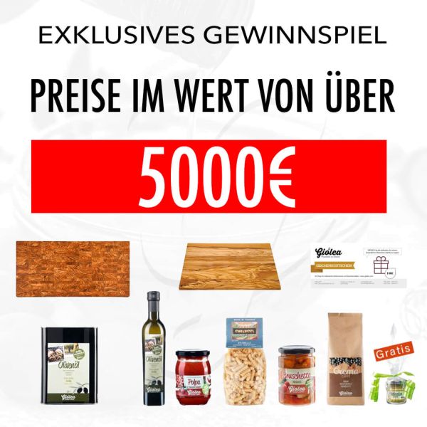 Gewinnspiel-Aktion bei Giolea