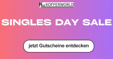 SinglesDay-Aktion bei Kofferworld