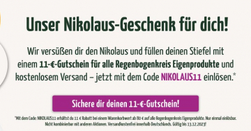 Nikolaus-Aktion bei Regenbogenkreis