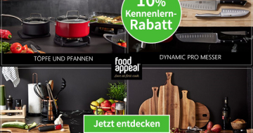 Rabattaktion bei foodappeal.de