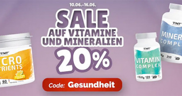 Rabatt-Aktion bei TNT-Supplements