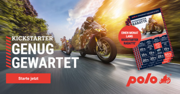 Rabatt-Aktion bei POLO-motorrad