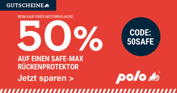 Rabatt-Aktion bei POLO-motorrad