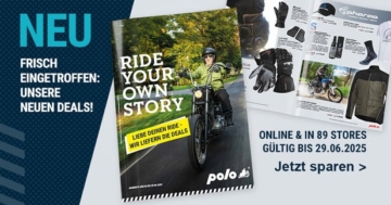 Rabatt-Aktion bei POLO-Motorrad