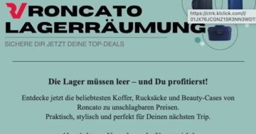 Aktion bei Kofferworld