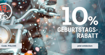 Rabatt-Aktion bei POLO-Motorrad
