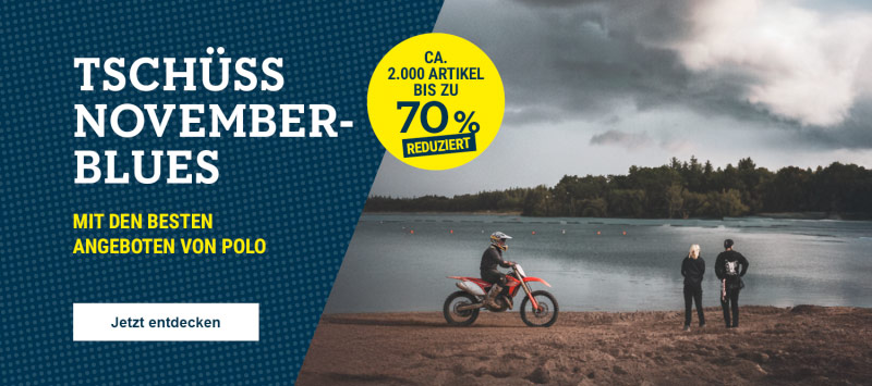 Rabatt-Aktion bei POLO-Motorrad