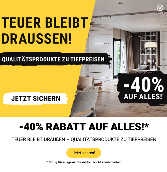 Rabatt-Aktion bei Glasprofi24